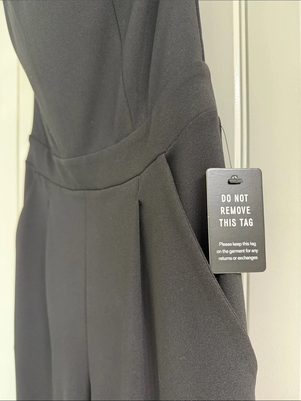 Express Black Strapless Sweetheart Jumpsuit